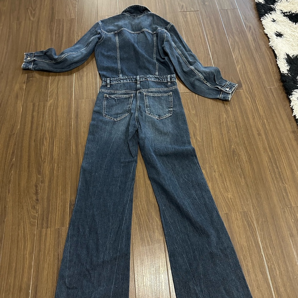 Zara denim dark wash jumpsuit. New with tags,not worn. - Picture 5 of 7